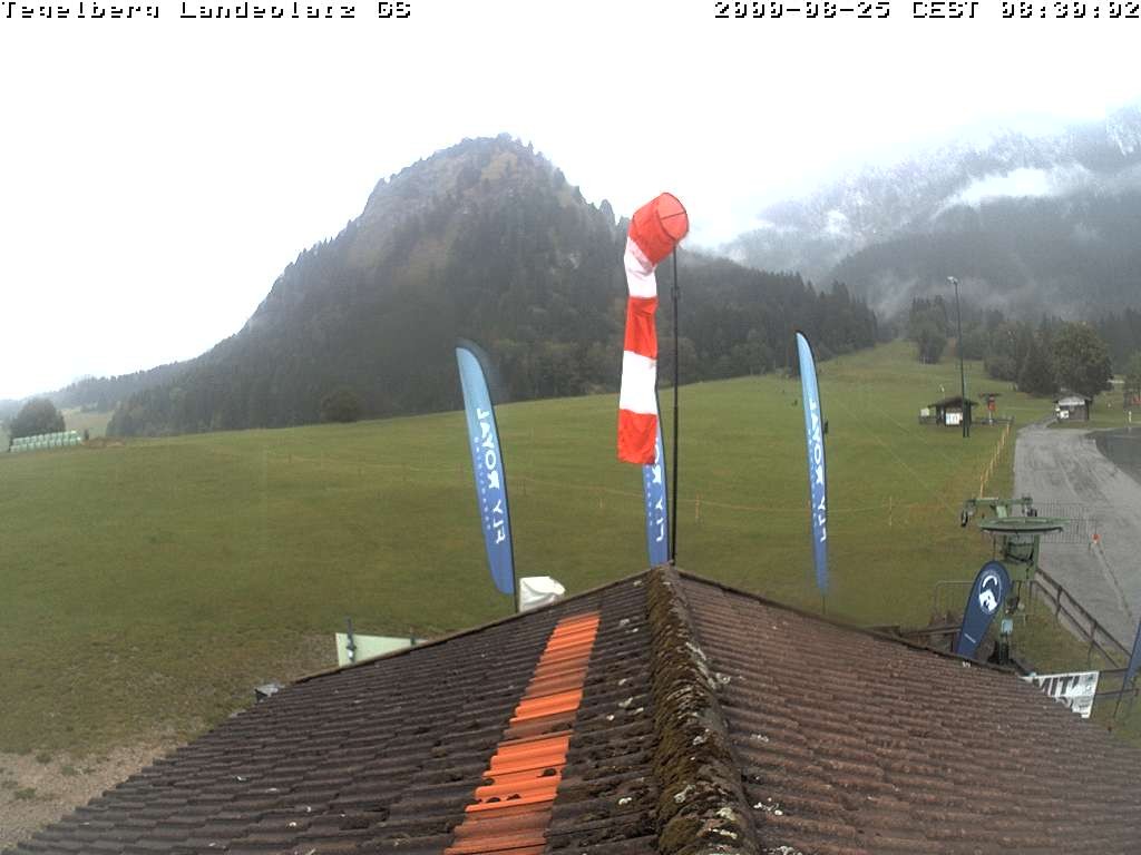Archiv Foto Webcam Schwangau: Landeplatz am Tegelberg