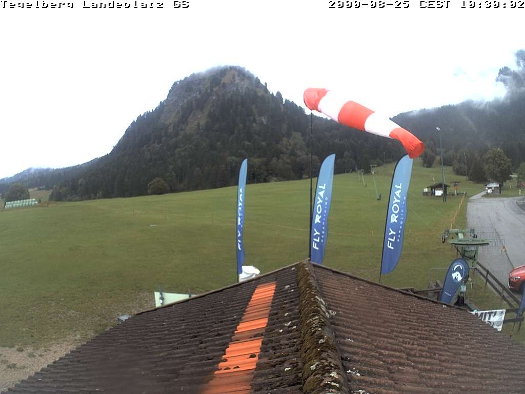 Archiv Foto Webcam Schwangau: Landeplatz am Tegelberg