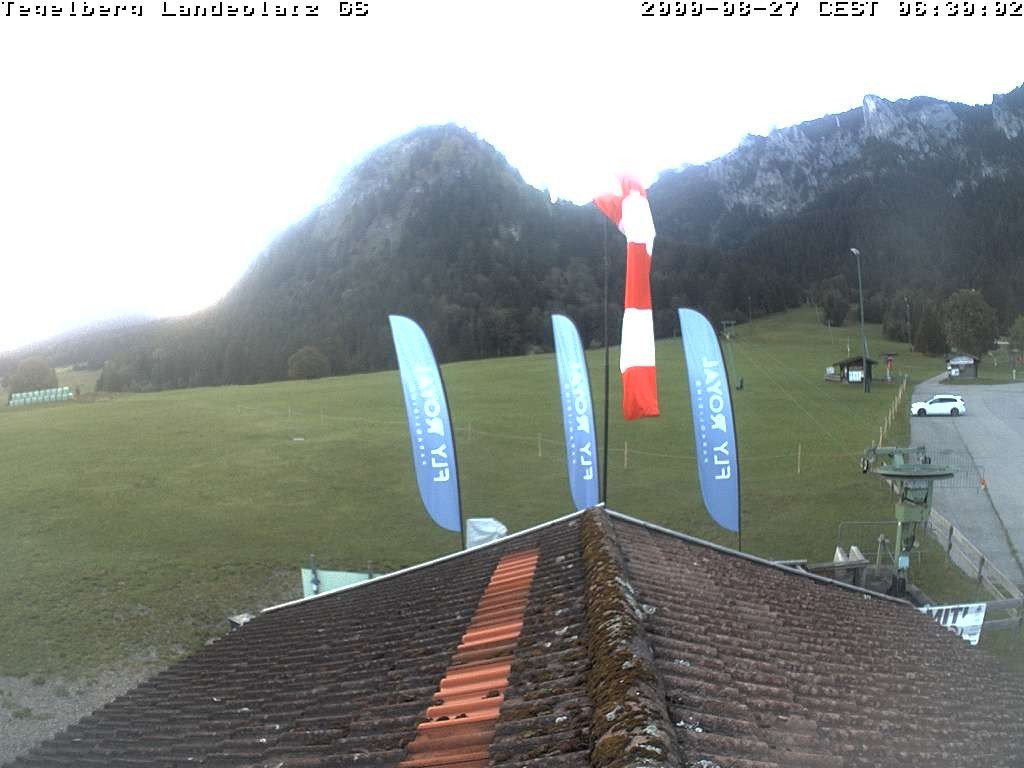 Archiv Foto Webcam Schwangau: Landeplatz am Tegelberg