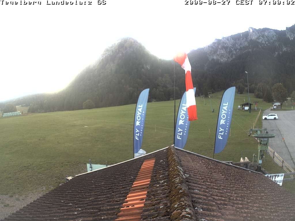 Archiv Foto Webcam Schwangau: Landeplatz am Tegelberg