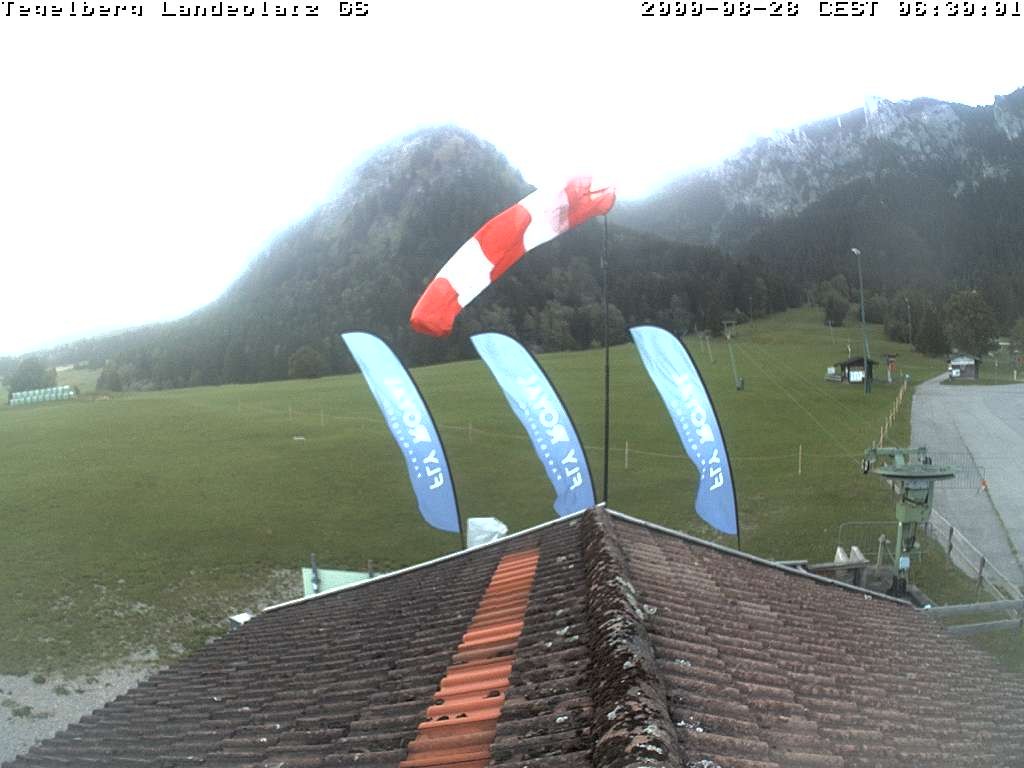 Archiv Foto Webcam Schwangau: Landeplatz am Tegelberg