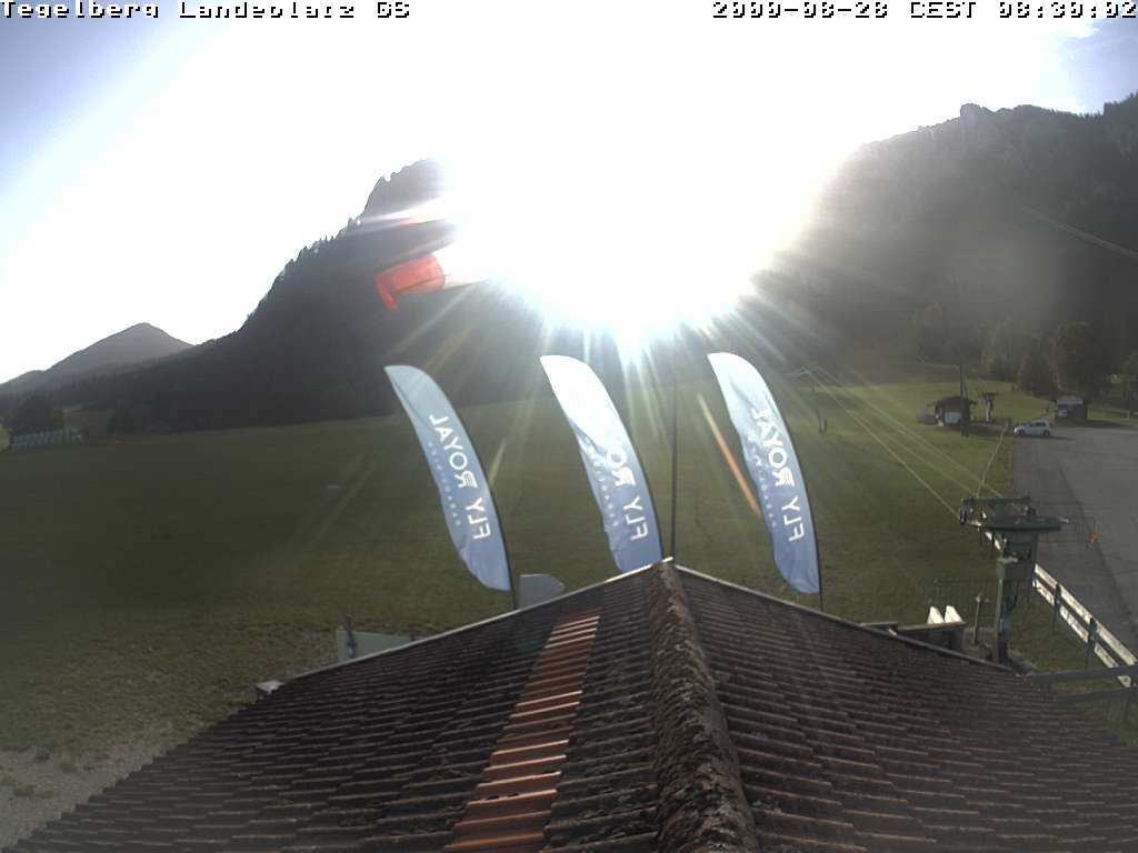 Archiv Foto Webcam Schwangau: Landeplatz am Tegelberg