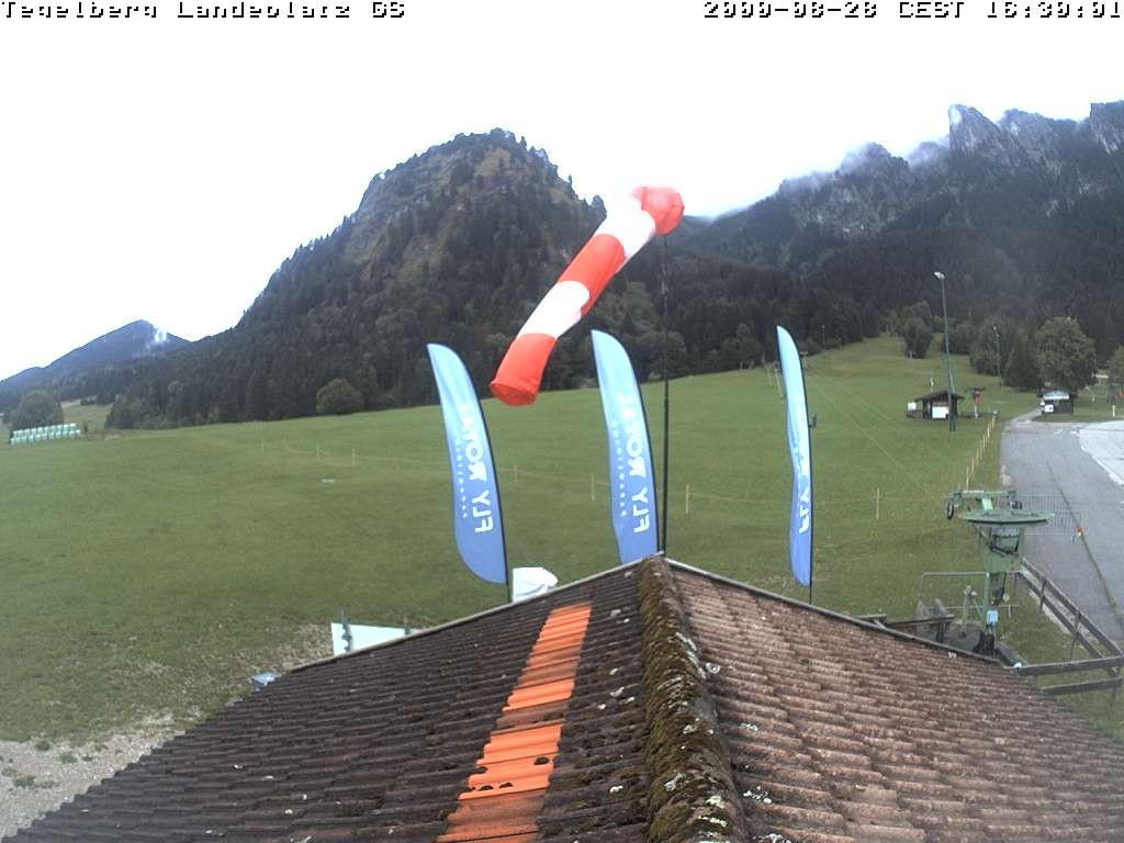 Archiv Foto Webcam Schwangau: Landeplatz am Tegelberg
