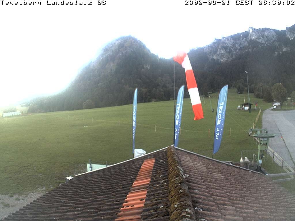Archiv Foto Webcam Schwangau: Landeplatz am Tegelberg