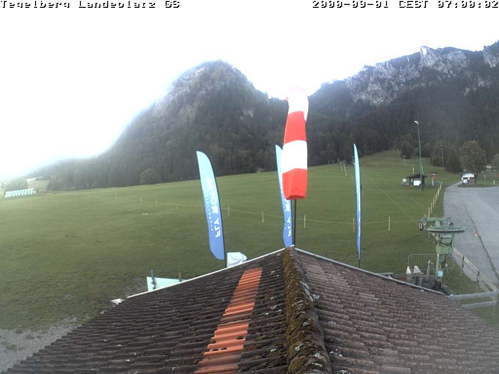 Archiv Foto Webcam Schwangau: Landeplatz am Tegelberg