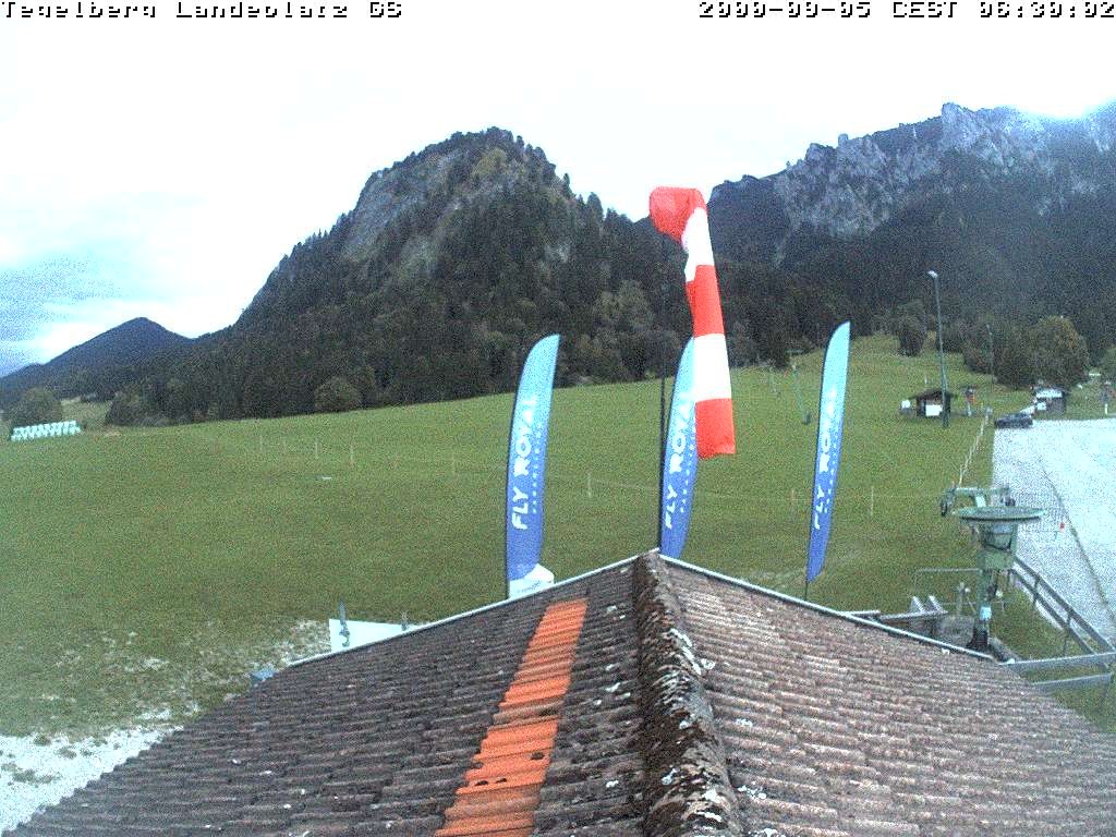Archiv Foto Webcam Schwangau: Landeplatz am Tegelberg