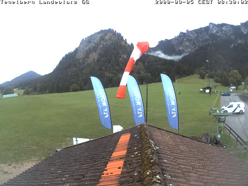 Archiv Foto Webcam Schwangau: Landeplatz am Tegelberg