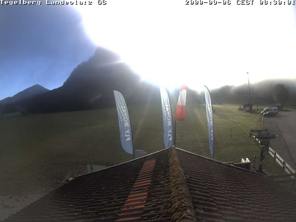 Archiv Foto Webcam Schwangau: Landeplatz am Tegelberg