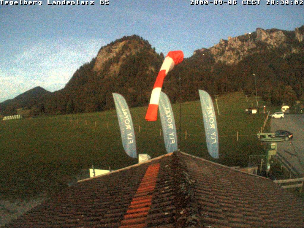 Archiv Foto Webcam Schwangau: Landeplatz am Tegelberg