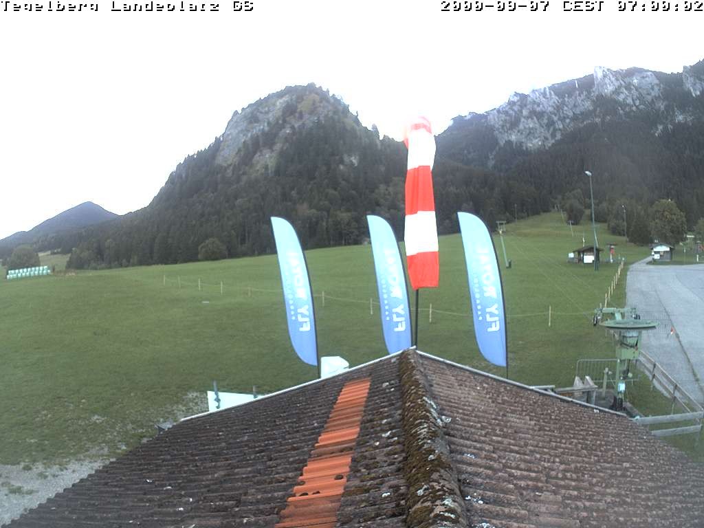 Archiv Foto Webcam Schwangau: Landeplatz am Tegelberg
