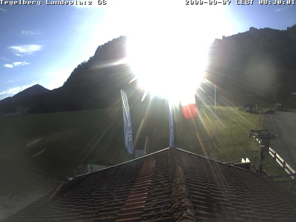 Archiv Foto Webcam Schwangau: Landeplatz am Tegelberg