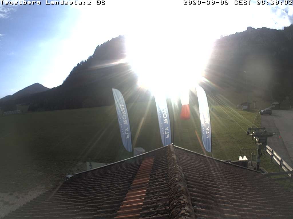 Archived image Webcam Tegelberg - Landing place