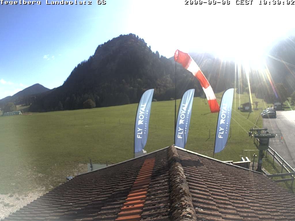 Archived image Webcam Tegelberg - Landing place