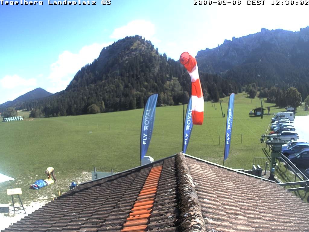 Archived image Webcam Tegelberg - Landing place