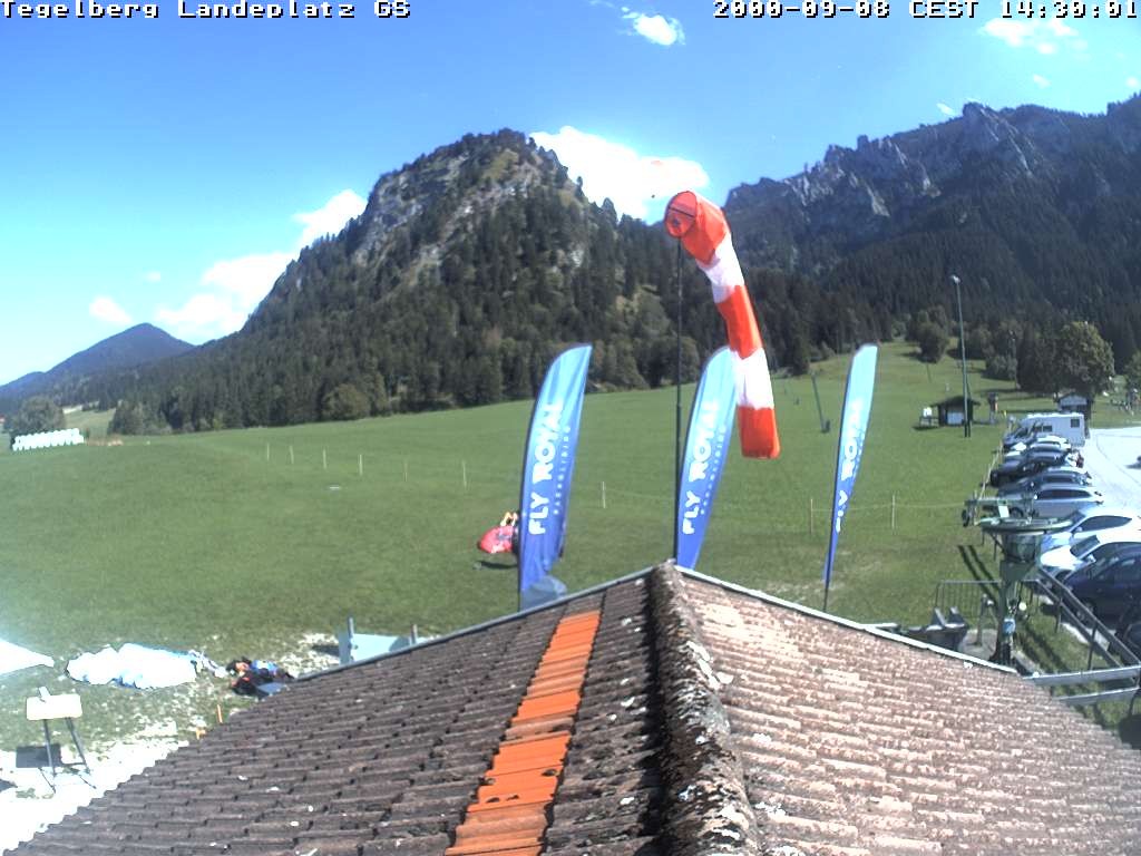 Archived image Webcam Tegelberg - Landing place
