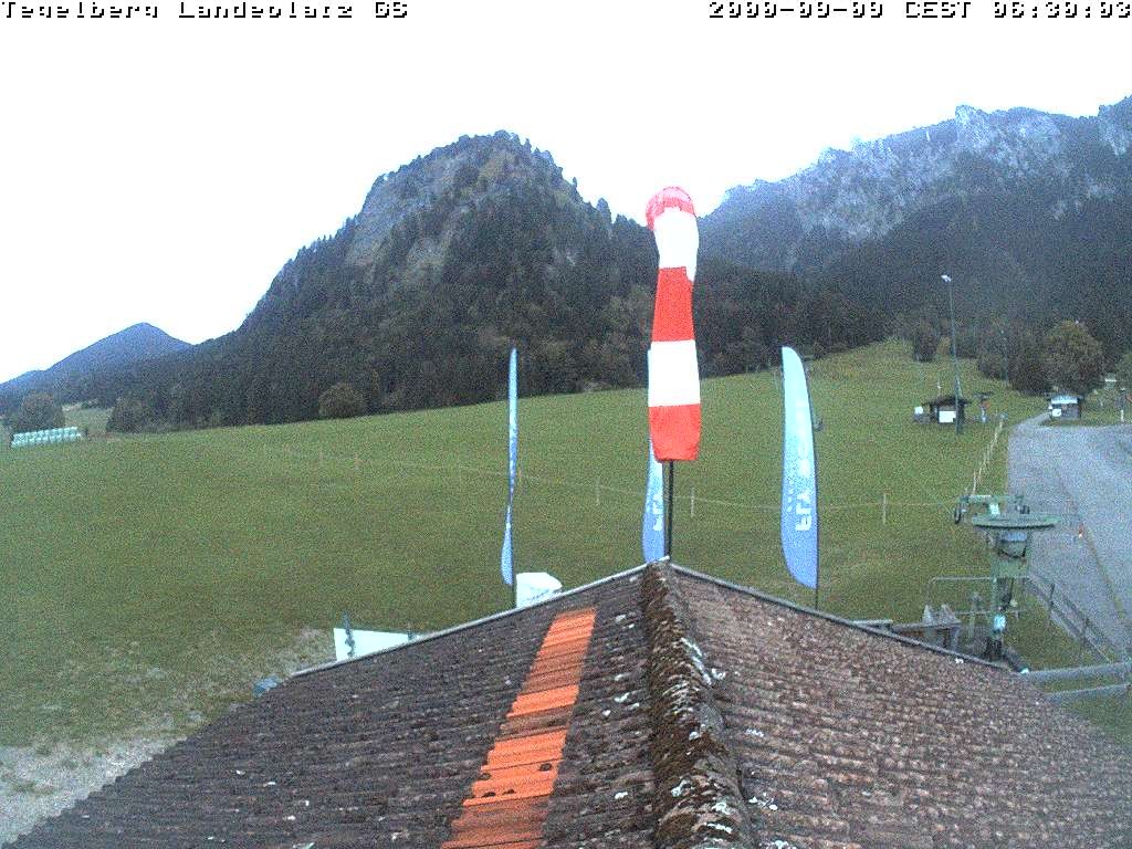 Archiv Foto Webcam Schwangau: Landeplatz am Tegelberg