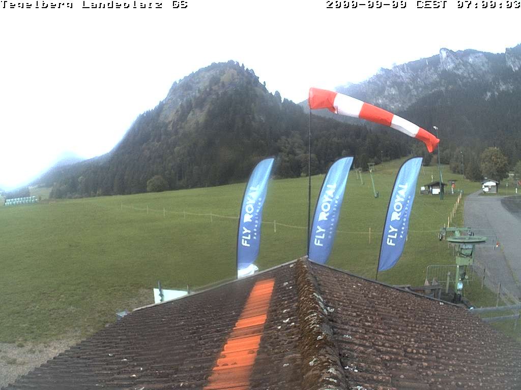 Archiv Foto Webcam Schwangau: Landeplatz am Tegelberg