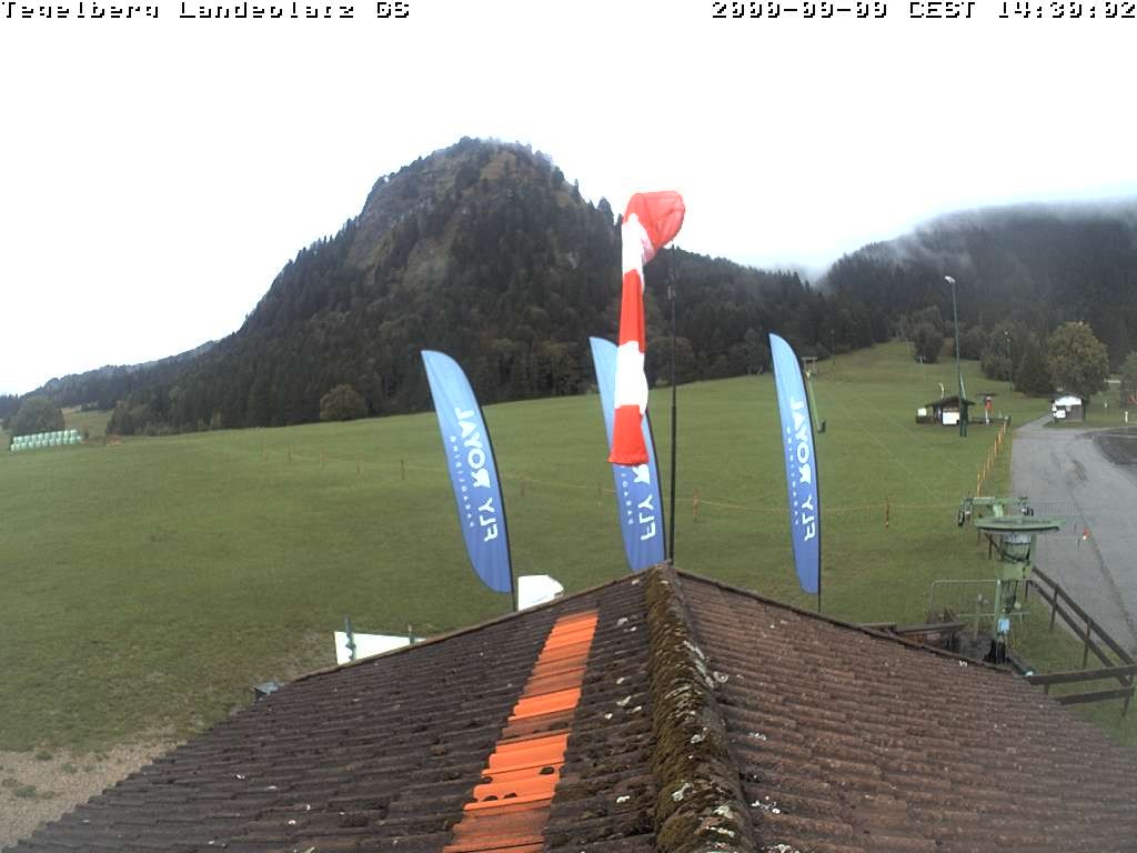 Archiv Foto Webcam Schwangau: Landeplatz am Tegelberg