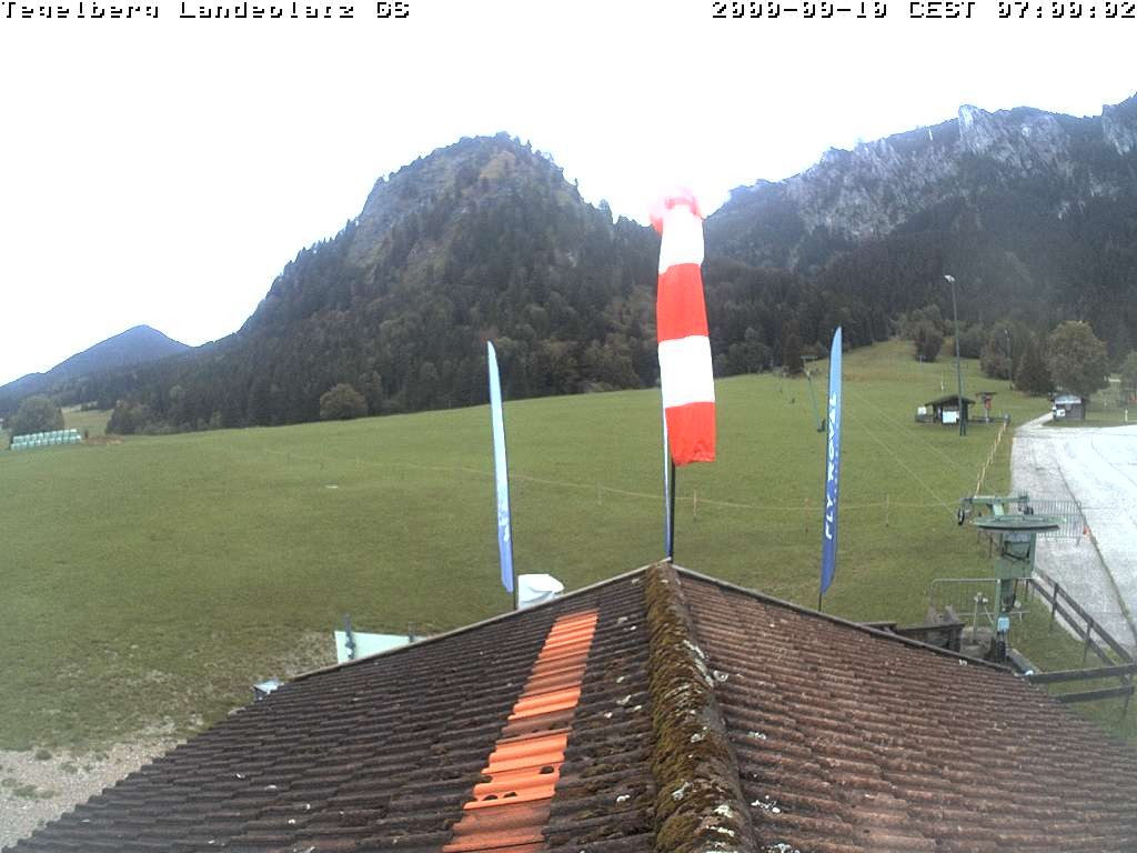 Archiv Foto Webcam Schwangau: Landeplatz am Tegelberg