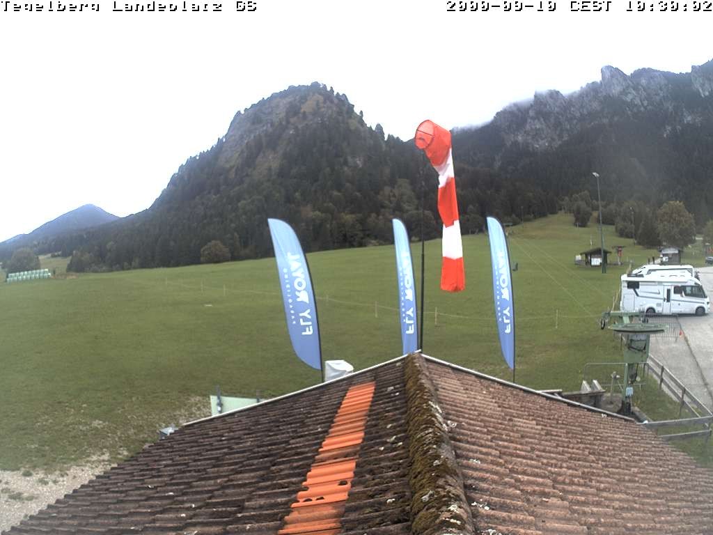 Archiv Foto Webcam Schwangau: Landeplatz am Tegelberg