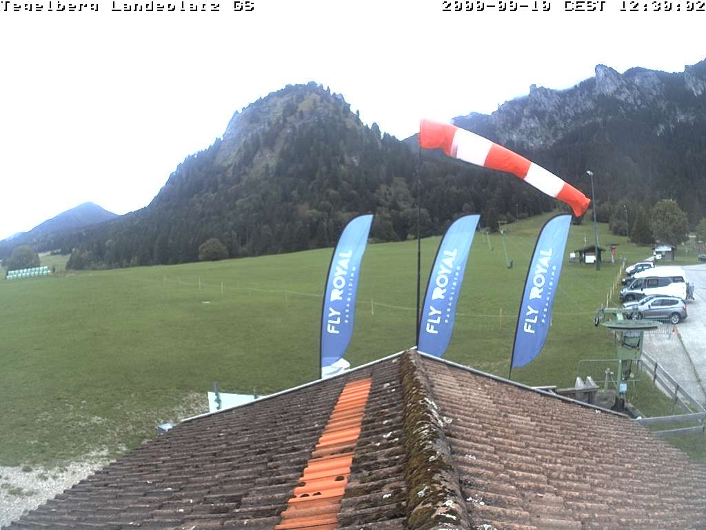 Archiv Foto Webcam Schwangau: Landeplatz am Tegelberg