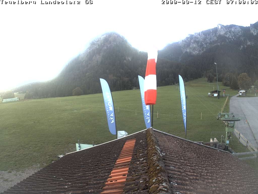 Archiv Foto Webcam Schwangau: Landeplatz am Tegelberg