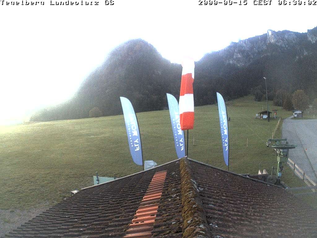 Archiv Foto Webcam Schwangau: Landeplatz am Tegelberg
