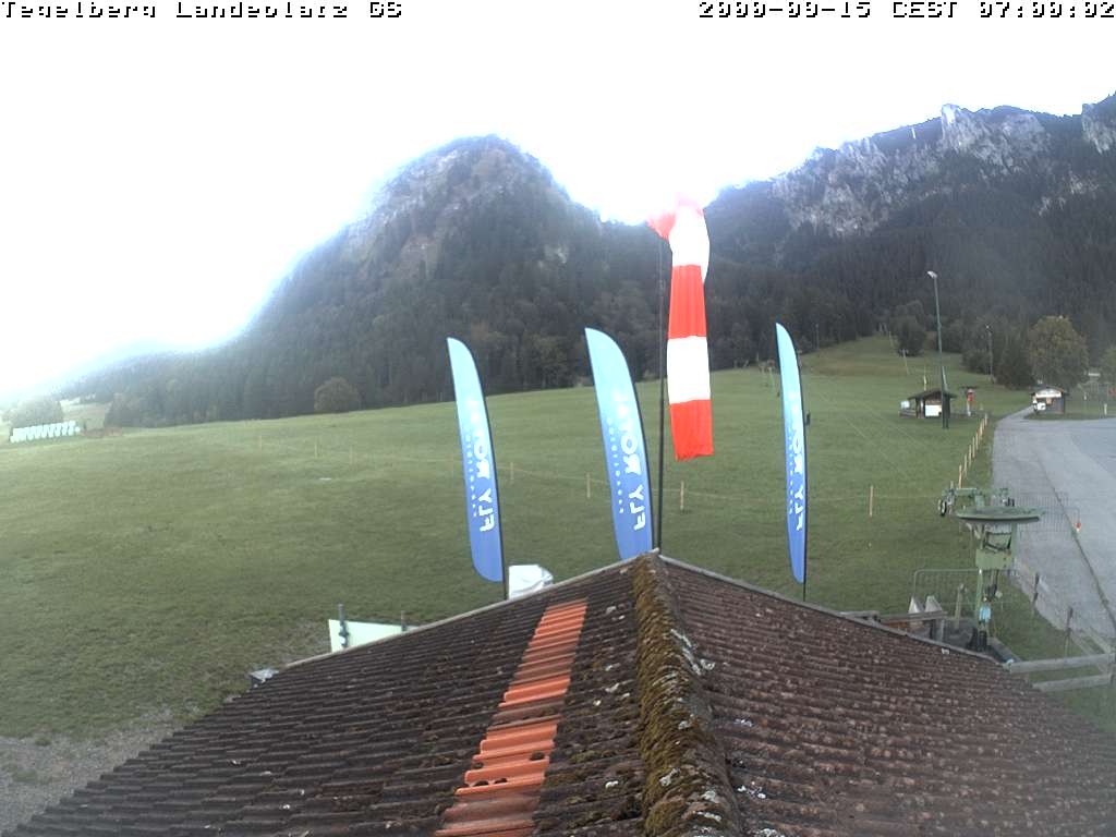 Archiv Foto Webcam Schwangau: Landeplatz am Tegelberg