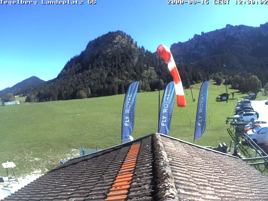 Archiv Foto Webcam Schwangau: Landeplatz am Tegelberg