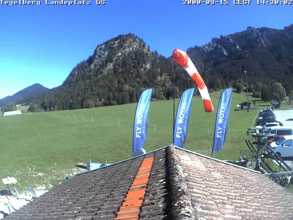 Archiv Foto Webcam Schwangau: Landeplatz am Tegelberg