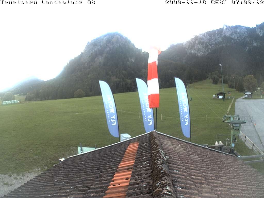 Archived image Webcam Tegelberg - Landing place