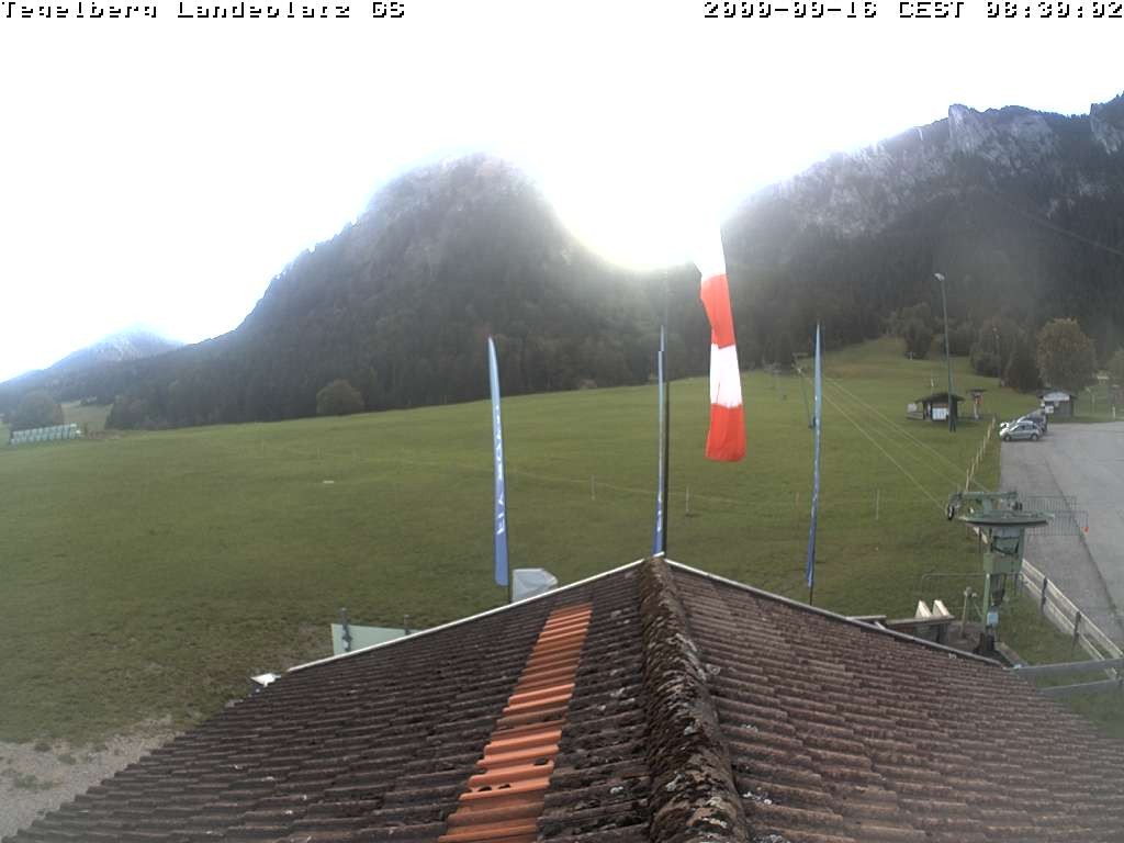 Archived image Webcam Tegelberg - Landing place