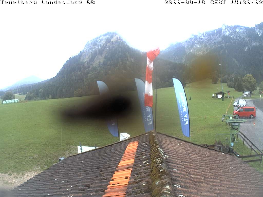 Archived image Webcam Tegelberg - Landing place