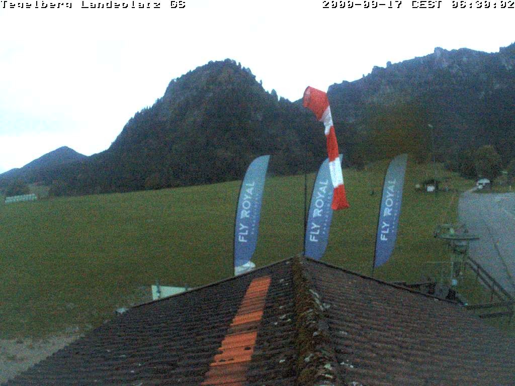 Archiv Foto Webcam Schwangau: Landeplatz am Tegelberg