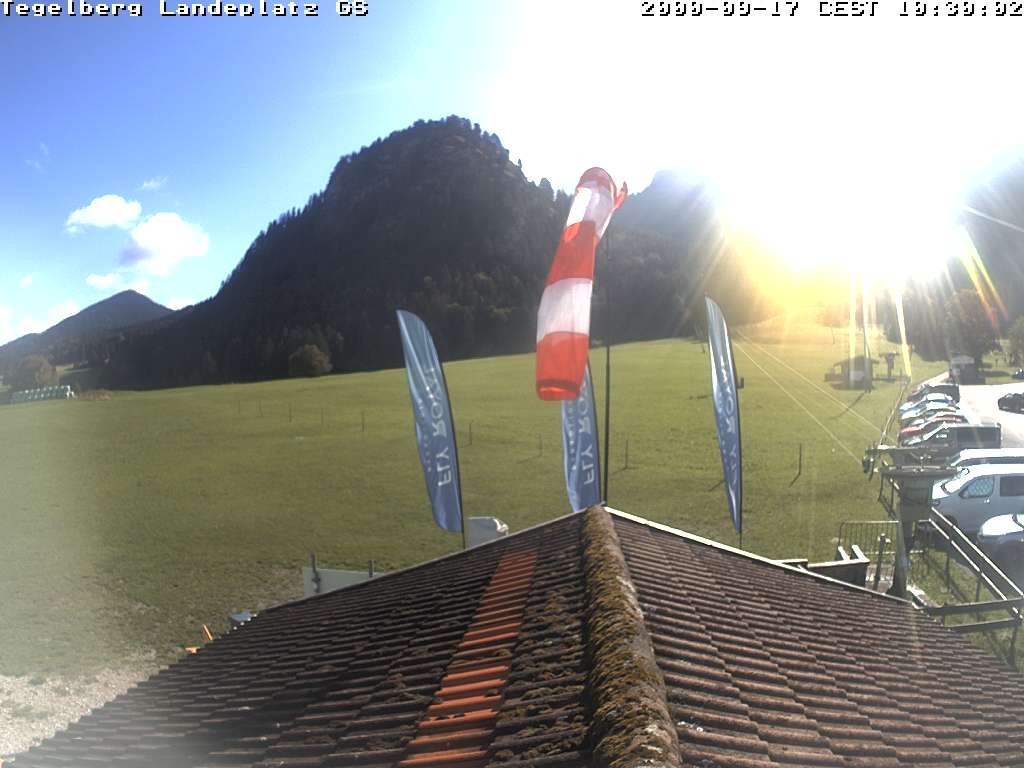 Archiv Foto Webcam Schwangau: Landeplatz am Tegelberg