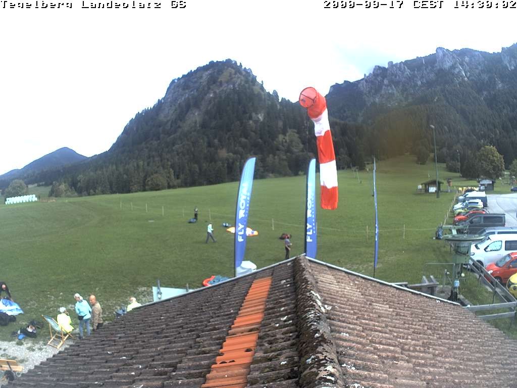 Archiv Foto Webcam Schwangau: Landeplatz am Tegelberg