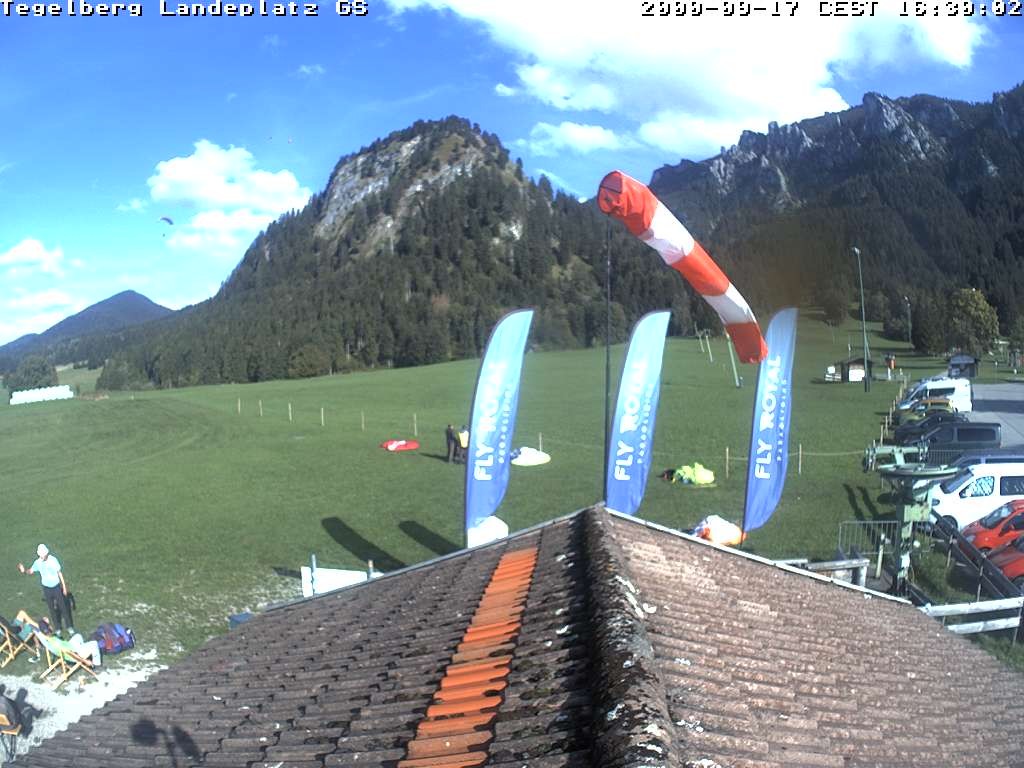 Archiv Foto Webcam Schwangau: Landeplatz am Tegelberg