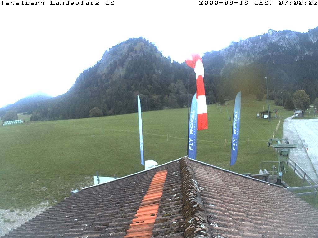 Archiv Foto Webcam Schwangau: Landeplatz am Tegelberg