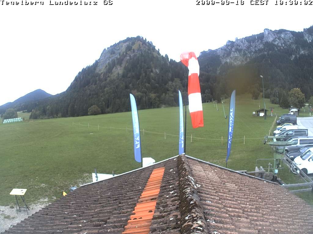 Archiv Foto Webcam Schwangau: Landeplatz am Tegelberg