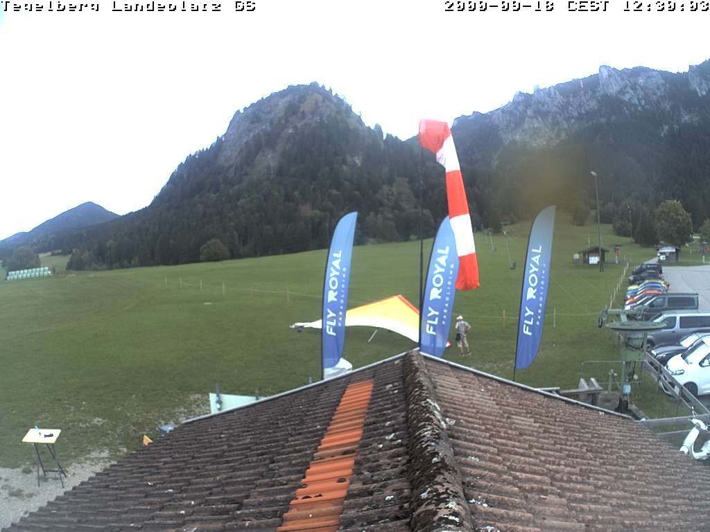 Archiv Foto Webcam Schwangau: Landeplatz am Tegelberg