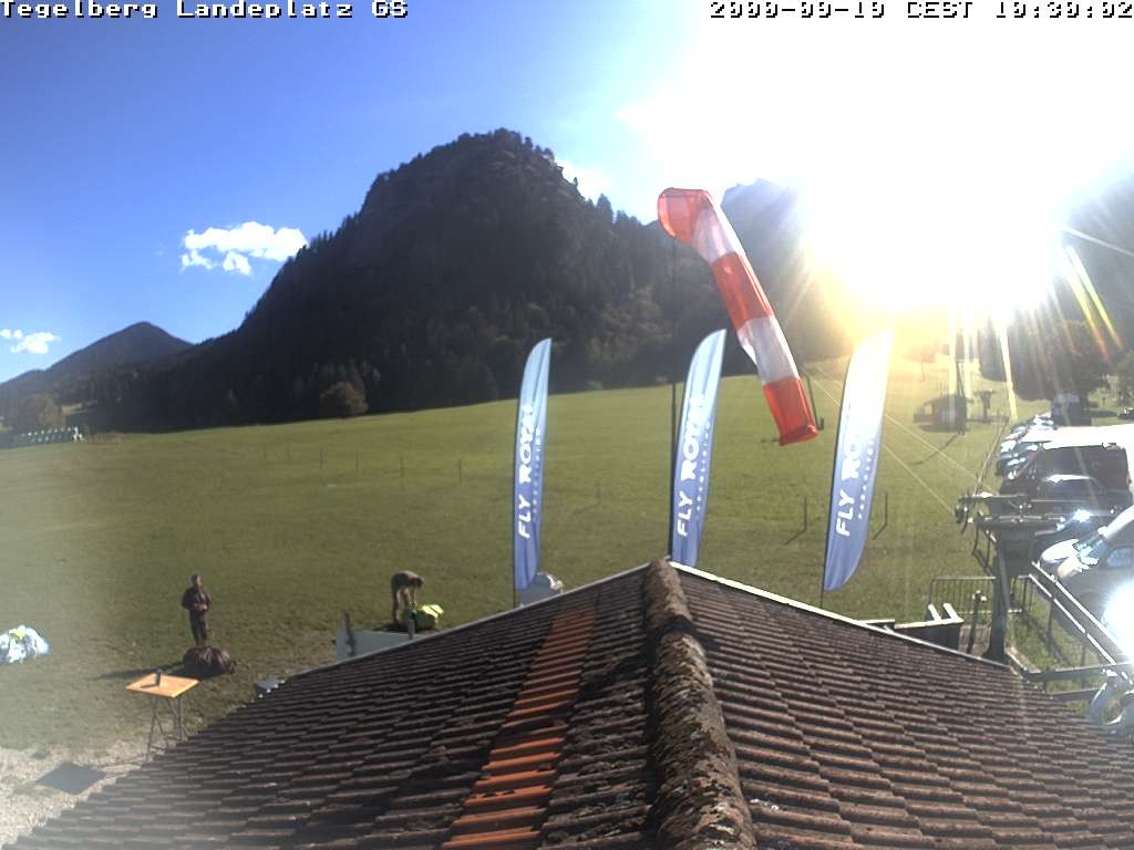 Archiv Foto Webcam Schwangau: Landeplatz am Tegelberg
