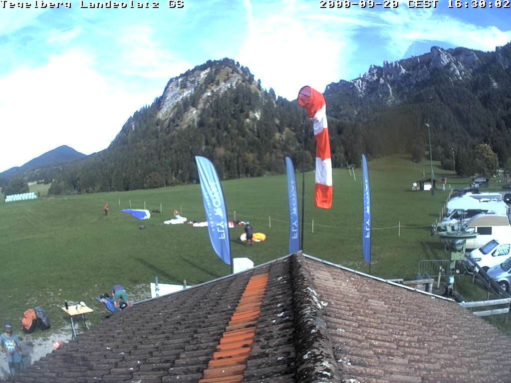 Archiv Foto Webcam Schwangau: Landeplatz am Tegelberg