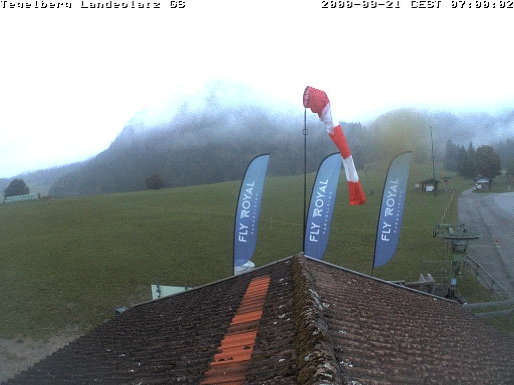 Archiv Foto Webcam Schwangau: Landeplatz am Tegelberg