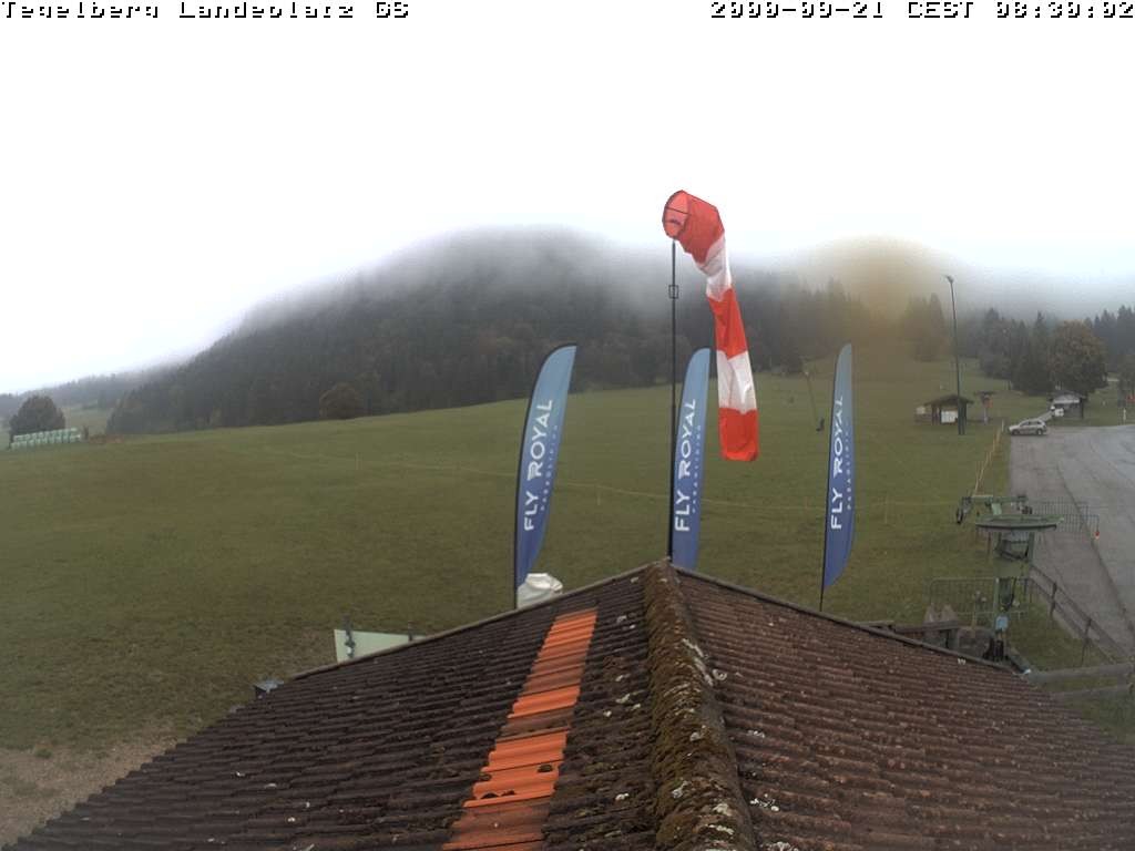 Archiv Foto Webcam Schwangau: Landeplatz am Tegelberg