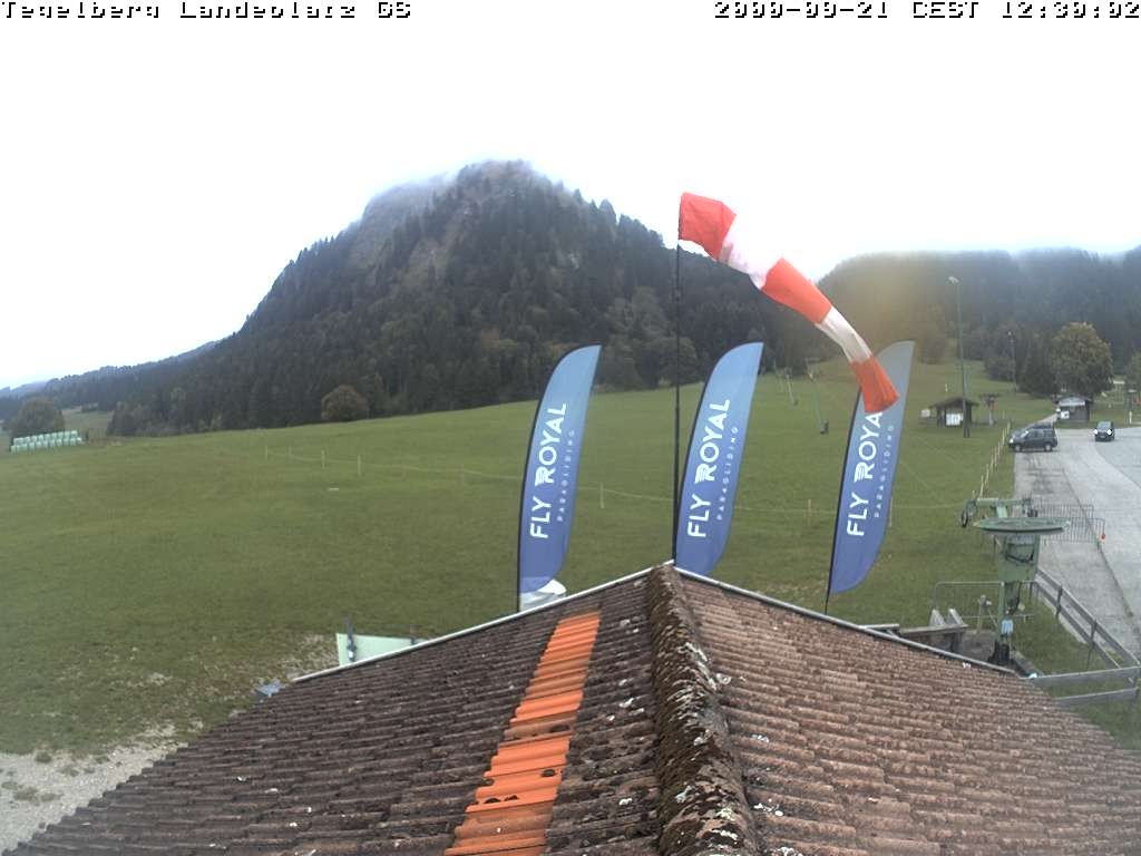 Archiv Foto Webcam Schwangau: Landeplatz am Tegelberg