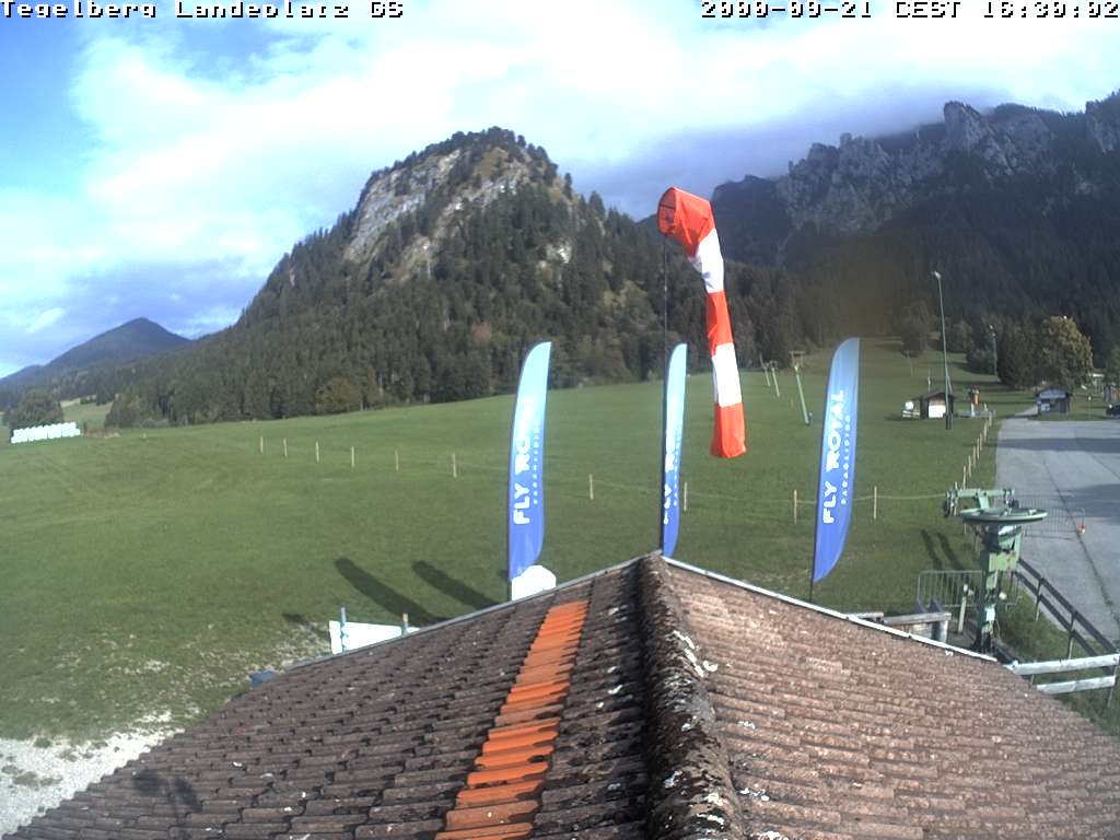 Archiv Foto Webcam Schwangau: Landeplatz am Tegelberg