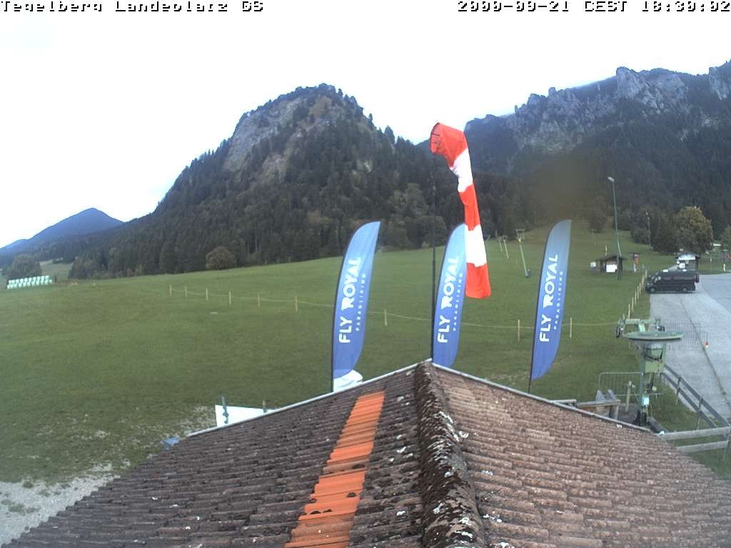 Archiv Foto Webcam Schwangau: Landeplatz am Tegelberg