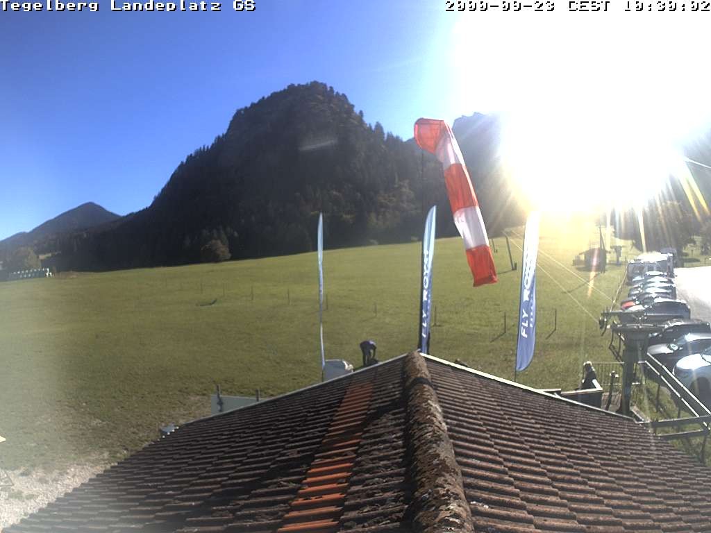 Archiv Foto Webcam Schwangau: Landeplatz am Tegelberg