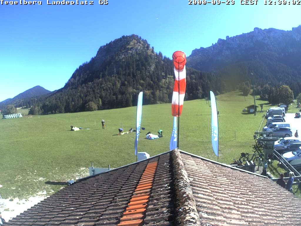 Archiv Foto Webcam Schwangau: Landeplatz am Tegelberg