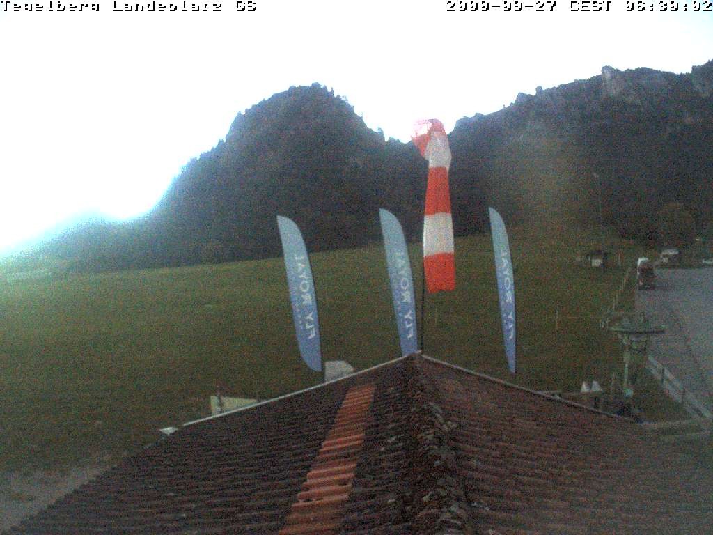 Archiv Foto Webcam Schwangau: Landeplatz am Tegelberg